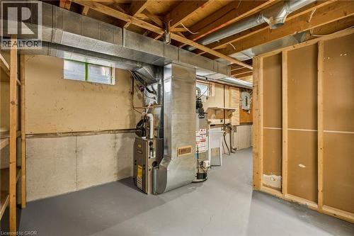 storage, furnace area - 31 Mayfair Drive, Welland, ON - Indoor Photo Showing Basement