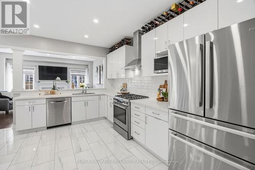 162 Leney Street, Ajax, ON - Indoor Photo Showing Kitchen With Stainless Steel Kitchen With Upgraded Kitchen