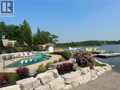 11 Lake Avenue, Cambridge, ON - Outdoor With Body Of Water With In Ground Pool With View