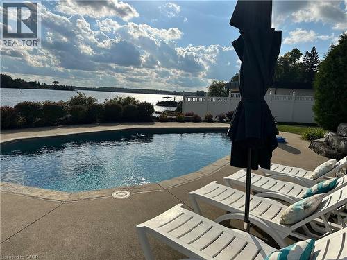 11 Lake Avenue, Cambridge, ON - Outdoor With In Ground Pool With View