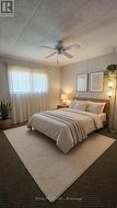virtually staged primary bedroom - 