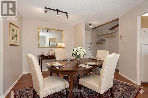 Virtually Staged - 2309 - 1171 Ambleside Drive, Ottawa, ON - Indoor Photo Showing Dining Room