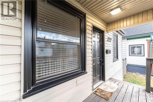Property entrance - 222 Kensington Avenue N, Hamilton, ON - Outdoor With Deck Patio Veranda With Exterior