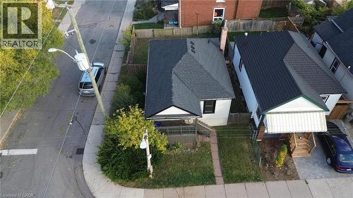 Aerial view of property and surrounding area - 222 Kensington Avenue N, Hamilton, ON - Outdoor