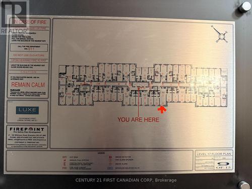 Level Plan - 1711 - 1235 Richmond Street, London East (East B), ON - 