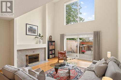 164 Dufferin Road, Ottawa, ON - Indoor Photo Showing Living Room With Fireplace
