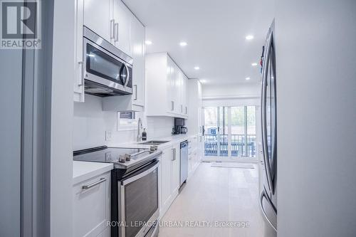 434 Westmount Avenue, Toronto, ON - Indoor Photo Showing Kitchen With Stainless Steel Kitchen With Upgraded Kitchen