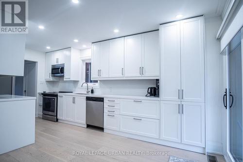 434 Westmount Avenue, Toronto, ON - Indoor Photo Showing Kitchen With Stainless Steel Kitchen