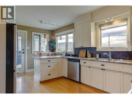 8308 Kalview Drive, Coldstream, BC - Indoor Photo Showing Kitchen With Double Sink