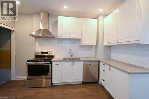 175 Forest Avenue, Hamilton, ON - Indoor Photo Showing Kitchen With Double Sink