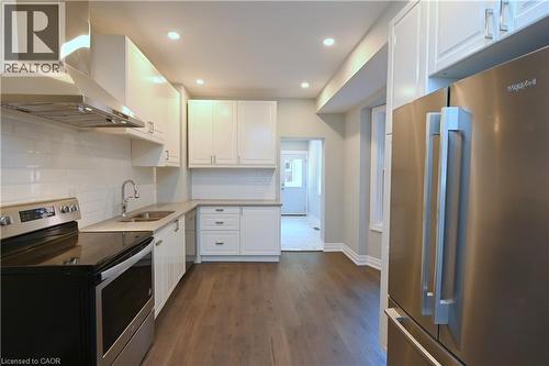 175 Forest Avenue, Hamilton, ON - Indoor Photo Showing Kitchen With Double Sink
