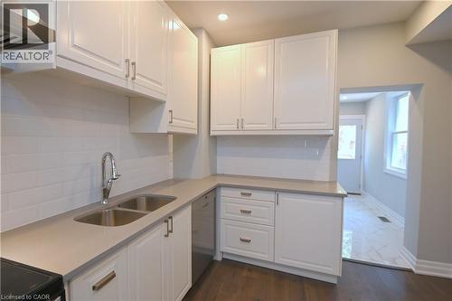 175 Forest Avenue, Hamilton, ON - Indoor Photo Showing Kitchen With Double Sink