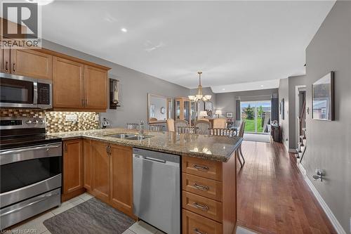 53 Hallmark Trail, Hamilton, ON - Indoor Photo Showing Kitchen With Stainless Steel Kitchen With Double Sink