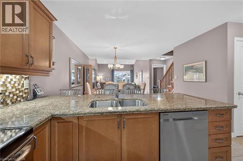 53 Hallmark Trail, Hamilton, ON - Indoor Photo Showing Kitchen With Double Sink
