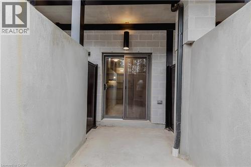 View of property entrance - 25 Isherwood Avenue Unit# G-105, Cambridge, ON - Outdoor With Exterior