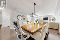Oversized dining area for large groups. - 