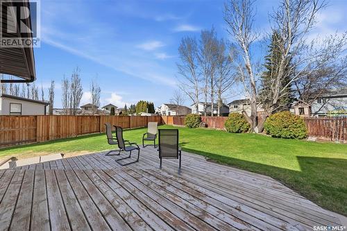 218 Ward Court, Saskatoon, SK - Outdoor With Deck Patio Veranda With Backyard