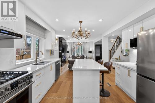 1 Wanless Crescent, Toronto, ON - Indoor Photo Showing Kitchen With Double Sink With Upgraded Kitchen