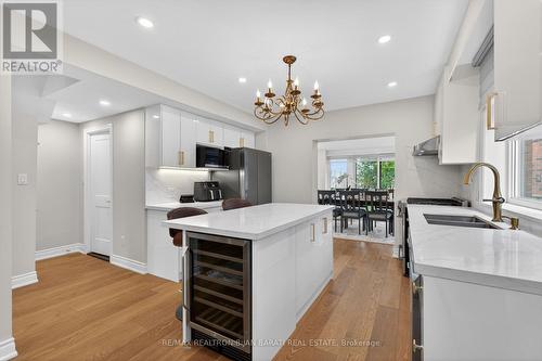 1 Wanless Crescent, Toronto, ON - Indoor Photo Showing Kitchen With Double Sink With Upgraded Kitchen