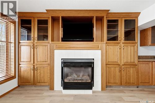 1535 Lee Grayson Crescent N, Regina, SK - Indoor Photo Showing Living Room With Fireplace
