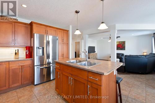 18 Peach Tree Boulevard, St. Thomas, ON - Indoor Photo Showing Kitchen With Double Sink