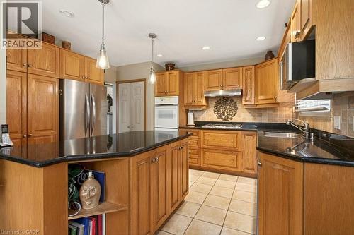 161 Manning Avenue, Hamilton, ON - Indoor Photo Showing Kitchen With Double Sink