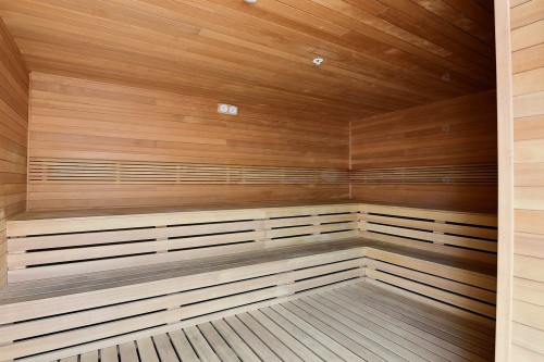 Sauna - 2707-1050 Rue Drummond, Montréal (Ville-Marie), QC - Indoor Photo Showing Other Room