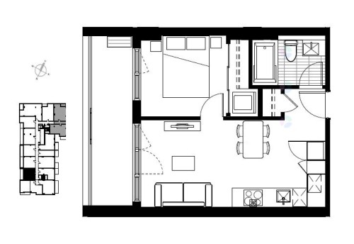 Plan (croquis) - 605-700 Rue St-Paul O., Montréal (Ville-Marie), QC - Other