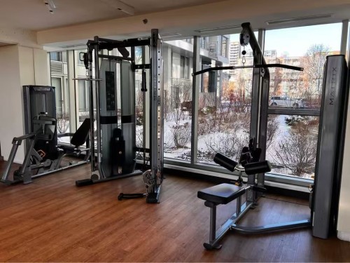 Exercise Room - 1611-2020 Boul. René-Lévesque O., Montréal (Ville-Marie), QC - Indoor Photo Showing Gym Room