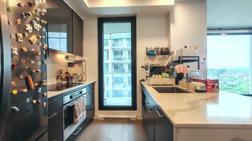 Kitchen - 1611-2020 Boul. René-Lévesque O., Montréal (Ville-Marie), QC - Indoor Photo Showing Kitchen