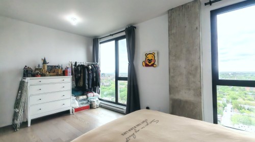 Master Bedroom - 1611-2020 Boul. René-Lévesque O., Montréal (Ville-Marie), QC - Indoor Photo Showing Bedroom