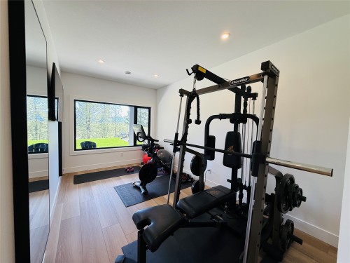 1853 Pine Ridge Mountain Trail, Invermere, BC - Indoor Photo Showing Gym Room