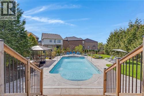 667 Burnett Avenue, Cambridge, ON - Outdoor With In Ground Pool With Deck Patio Veranda