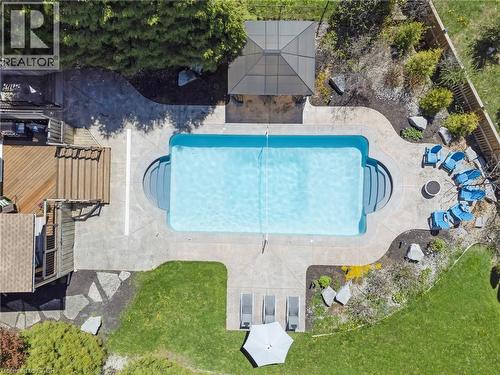 667 Burnett Avenue, Cambridge, ON - Outdoor With In Ground Pool