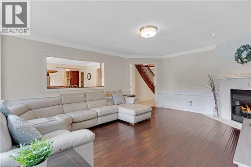 667 Burnett Avenue, Cambridge, ON - Indoor Photo Showing Living Room With Fireplace
