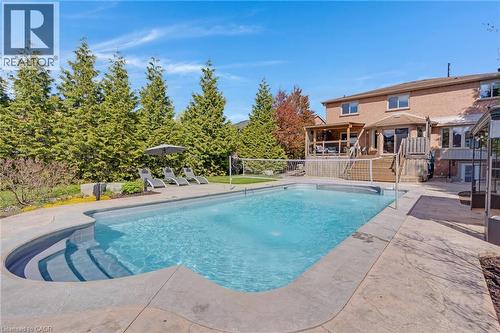 667 Burnett Avenue, Cambridge, ON - Outdoor With In Ground Pool With Deck Patio Veranda