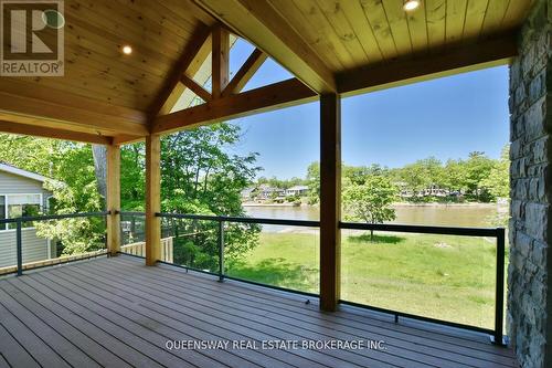 1852 River Road W, Wasaga Beach, ON - Outdoor With Body Of Water With Deck Patio Veranda With Exterior