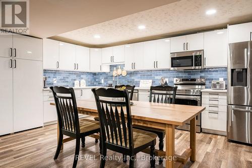 Lower level kitchen. - 9 Amberwood Court, St. Catharines (Lakeport), ON - Indoor Photo Showing Kitchen