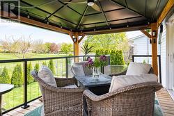 Gazebo on the deck. - 