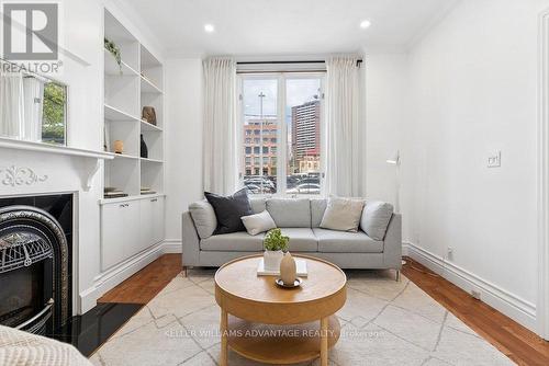 5 Mark Street, Toronto, ON - Indoor Photo Showing Living Room With Fireplace