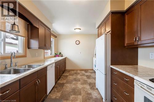 401 Mohawk Road W, Hamilton, ON - Indoor Photo Showing Kitchen With Double Sink