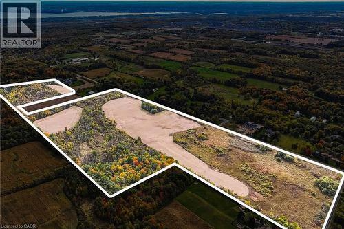 Expansive land parcel featuring a mix of open fields and mature woodland - 3415 Cedar Springs Road, Burlington, ON 