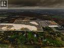 Expansive aerial showcasing a significant land parcel with defined boundaries - 3415 Cedar Springs Road, Burlington, ON 