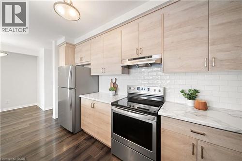155 Thomas Slee Drive Unit# 2G, Kitchener, ON - Indoor Photo Showing Kitchen With Stainless Steel Kitchen