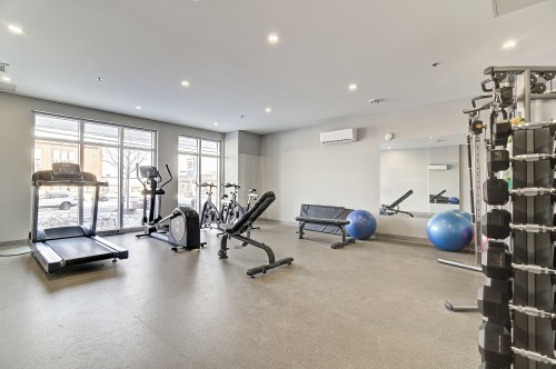 Salle d'exercice - 405-2020 Rue Lucien-Thimens, Montréal (Saint-Laurent), QC - Indoor Photo Showing Gym Room