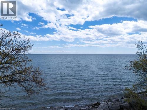 Expansive water frontage with an unobstructed view. - 1395 Lakeshore Road, Haldimand County, ON - Outdoor With Deck Patio Veranda With Exterior