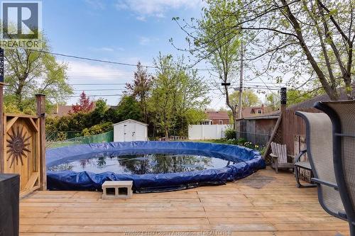 876 Westminster Boulevard, Windsor, ON - Outdoor With Above Ground Pool