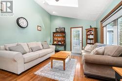 living room and door to deck & gazebo - 