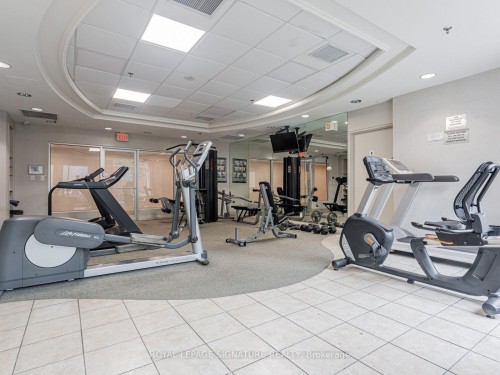 220-16 Dallimore Circle, Toronto, ON - Indoor Photo Showing Gym Room