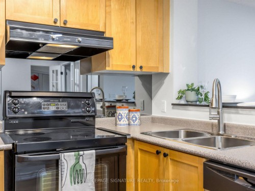 220-16 Dallimore Circle, Toronto, ON - Indoor Photo Showing Kitchen With Double Sink